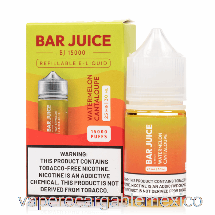 Vape Recargable Melón Sandía - Jugo En Barra - 30ml 50mg
